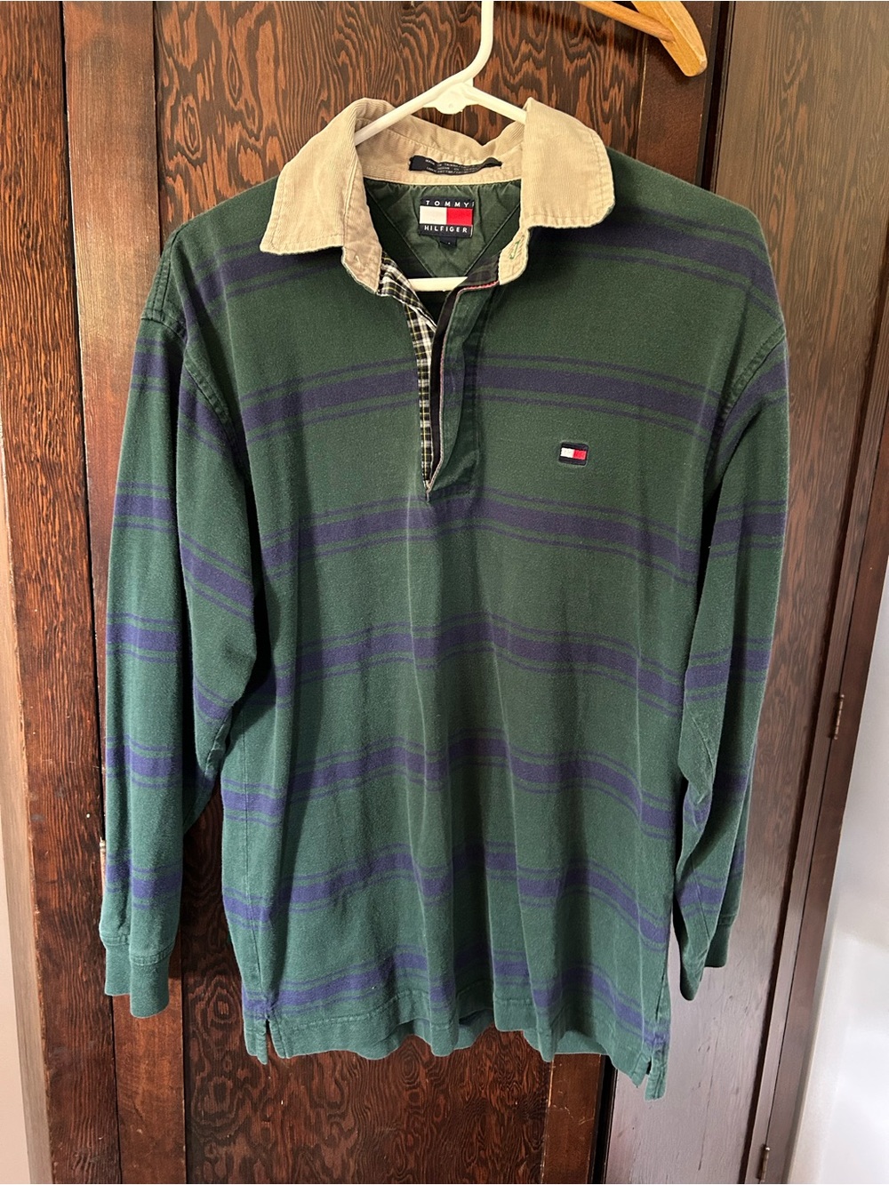 Vintage Tommy Hilfiger Long-Sleeve Polo Rugby Shirt